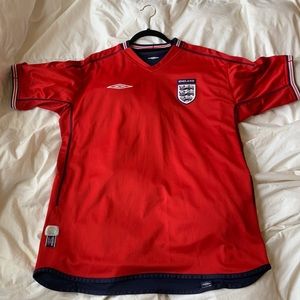 REVERSABLE Umbro ENGLAND National Team Jersey. Bottom tag says March 2004.